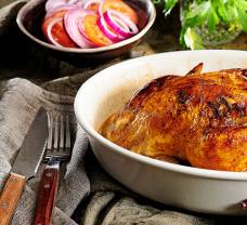 Pečené kuře s nádivkou