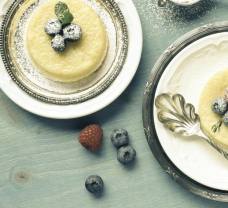 Minicheesecake s lesním ovocem bez lepku