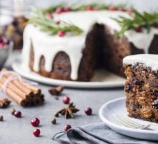 Bezlepkový vánoční dort