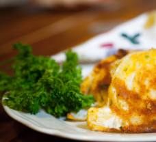 Smažené zelné řízečky v dvojobalu