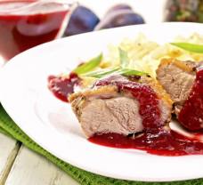 Kachní prsa se švestkovou omáčkou