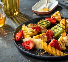 Grilované ovocné špízy (nejen) pro děti